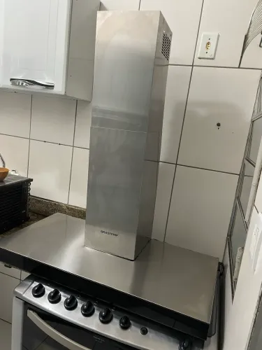 Coifa de Parede Brastemp inox Tbox 90cm 220V