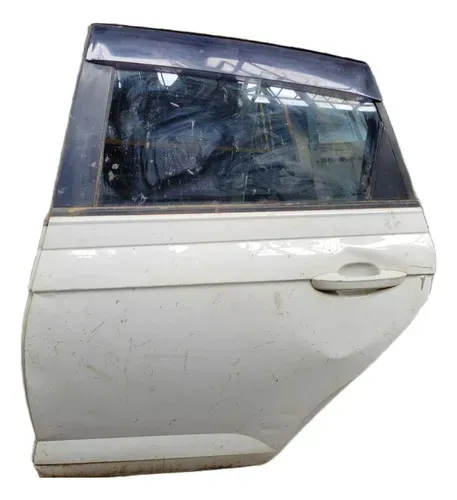 Porta Traseira Esquerda Volkswagen Polo Msi 2018 Branco Traseira Esquerda Branca