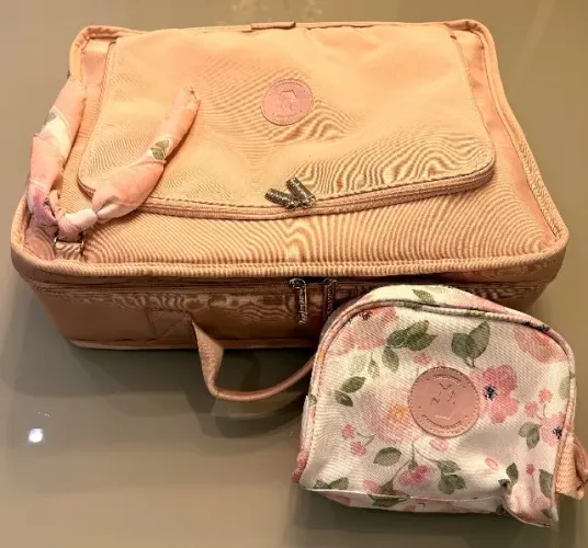 Mala Maternidade + Necessaire Vintage Masterbag Impecavel