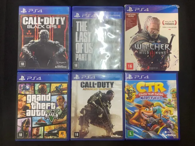 Jogos ps4 99,00