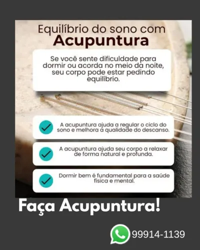 Melhore sua Saúde Física e Mental com Acupuntura.