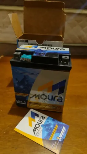 Bateria moto Moura Yamaha Honda 12 v nova