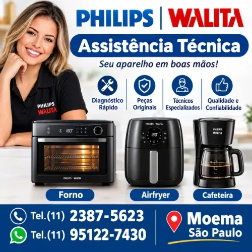 Assistência Técnica Philips Walita - (11) 2387-5623 - * - Moema