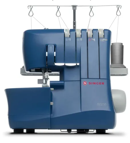 OVERLOQUE SINGER S0235 AZUL - NOVÍSSIMA! ?