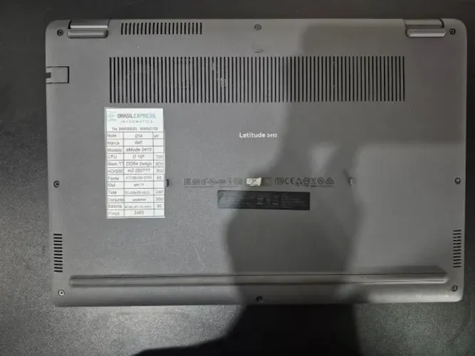 Notebook Dell Latitude 3410 i7 10ª 8GB SSD 480GB para trabalho e estudo