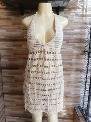 Vestido de crochê tamanho G 