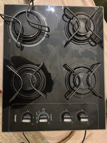 Cooktop Consul 4 bocas Vidro Temperado Preto Bivolt