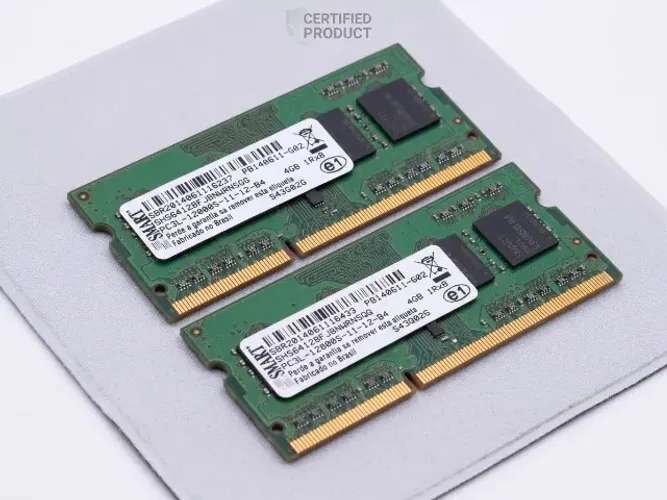 [KIT 8GB] Memória RAM Notebook SMART 4GB DDR3L 1600MHz PC3L-12800S (Par 2x 4GB)