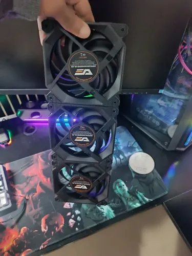 Kit 4 FAN Argb Aigo Darkflash infinity 34 ( Sem fio)