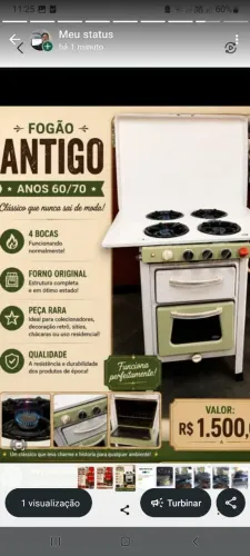 Fogão antigo