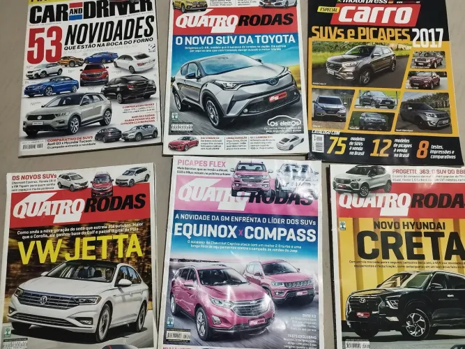 6 Revistas Quatro Rodas