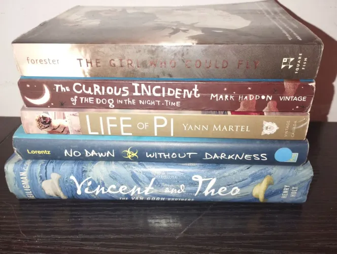 Lote 5 livros em inglês - literatura juvenil/jovem adulto