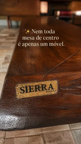 Mesa de Centro Sierra - Design Atemporal