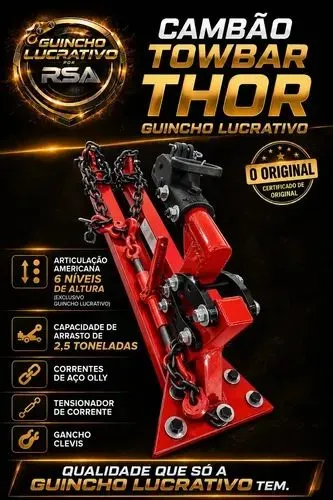 Cambão Thor Original 2,5 Toneladas - Novo, Nunca Usado