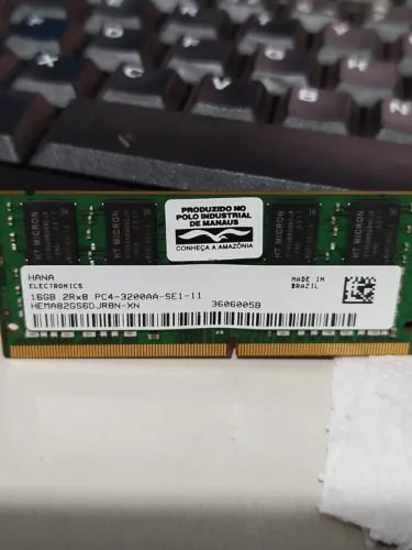 Memória DDR4 16Gb 3200Mhz para Notebook