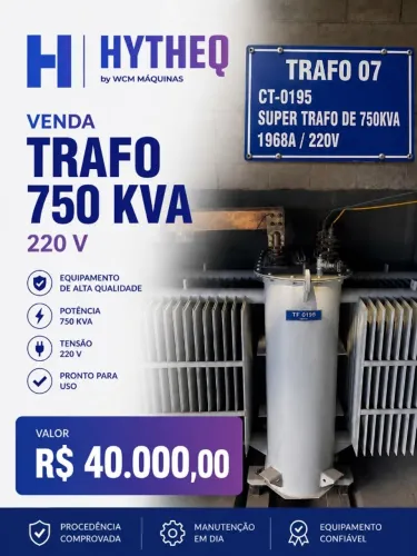 Trafo 750 KVA 220 V