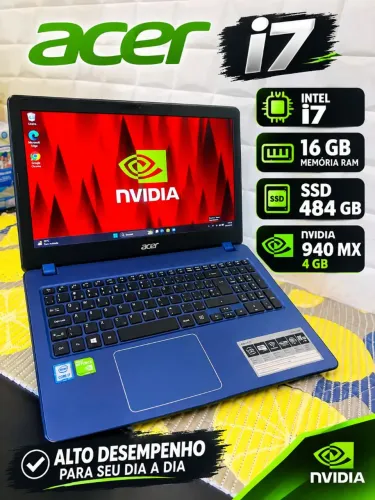 ACER i7 16 GB SSD 480 GB + NViDiA 940 MX
