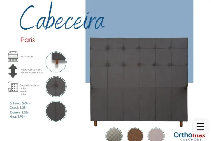 Cabeceira Veneza- Direto da Fábrica