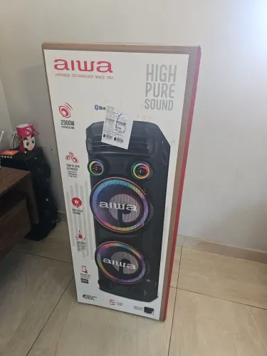 Troca torre aiwa por iphone