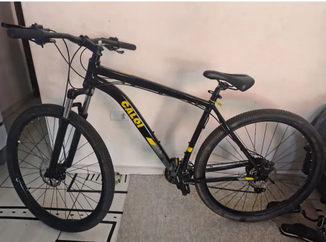 Bicicleta Caloi Explorer Spt A21 Preto - (TGR29V24) 2 meses de uso.