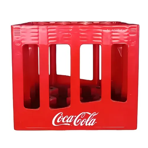 Caixa Coca-Cola engradado retornável de 2 litros usada sem as garrafas