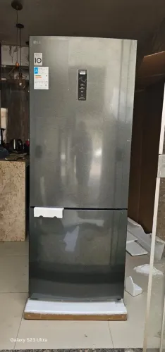 Geladeira LG Inverse 451L Black Inox (GC-B569NQL) 