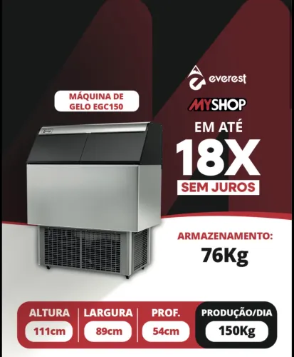Máquina de gelo Everest - Vários tamanhos