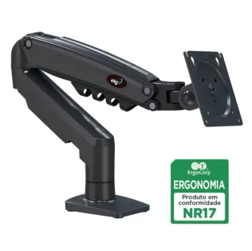 SUPORTE ARTICULADO COM PISTÃO A GÁS PARA MONITOR