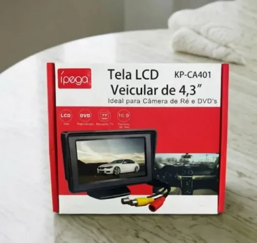 Mini Monitor Veicular 4,3 Polegadas Ípega KP-CA401