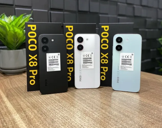 Celular Xiaomi Poco X8 Pro 512gb 12gb Ram Dual Chip, NFC, Tela 6,59 AMOLED 120Hz