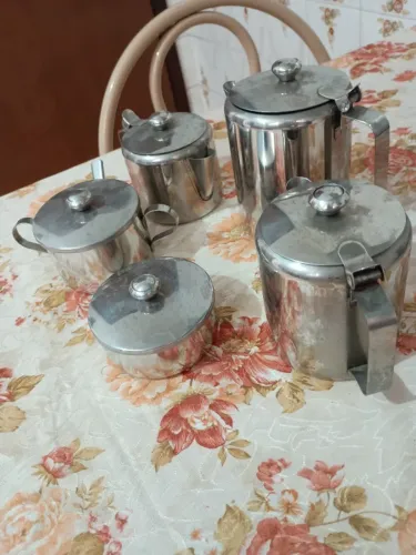 Conjunto de Inox de café completo