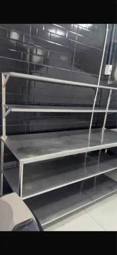 Mesa de manipulação inox