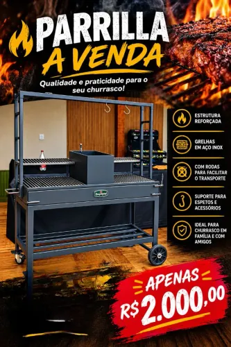 Vendo parrilla