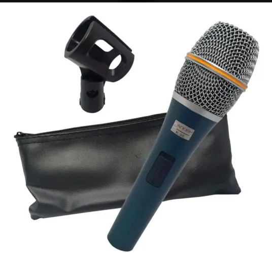 Microfone Kadosh K-98 com Bolsa e Suporte - Excelente Estado