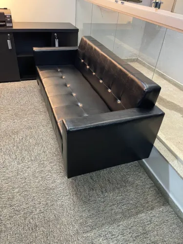 SOFA PARA ESCRITÓRIO 3 LUGARES COURINO- LOJA IKONOFFICE 