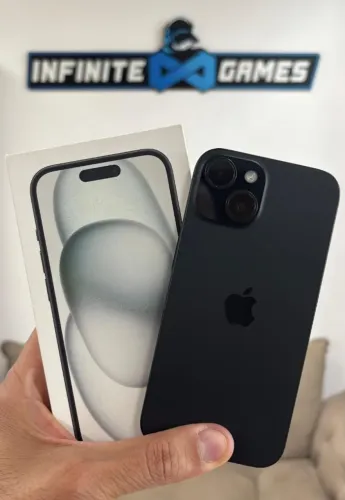 iPhone 15 128GB Bateria 93% ainda na garantia Apple! Loja física, parcelamos 18x!