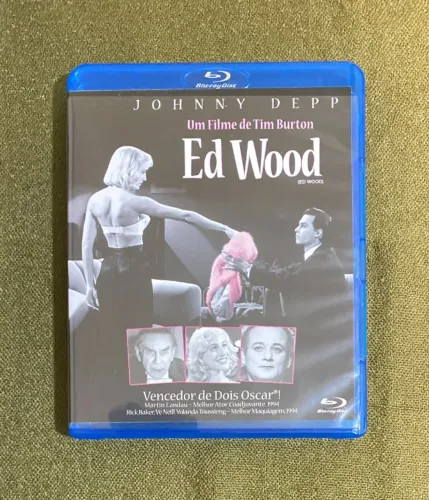 Blu-ray Ed Wood (Com Johnny Depp/Direção: Tim Burton) Oscar Ator Coadjuvante/Maquiagem