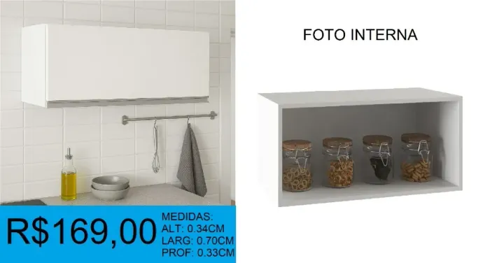 Aéreo de geladeira - entrega e montagem grátis