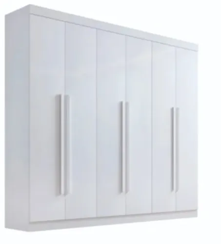 Guarda Roupa Monte Carlo 6 portas - Entrega Rápida