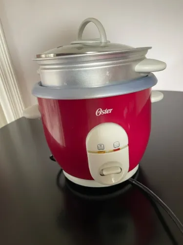 PANELA ELETRICA DE ARROZ 350W OSTER ANTIADERENTE Vermelho 220V
