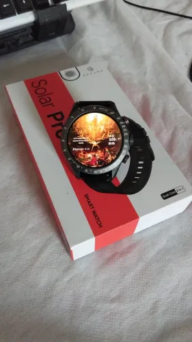 Smartwatch Haylou Solar Pro, Tela AMOLED 1,43" pol, 150 Modos Esportivos, Bateria +7 dias.