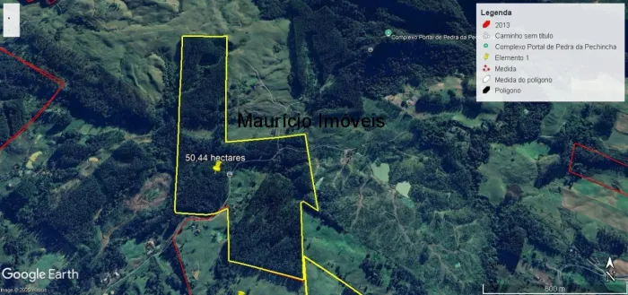 SITIO 50,44 HECTARES CRIAÇÃO DE GADO E COM REFLORESTAMENTO EUCALIPTOS, TAIÓ, S.C.