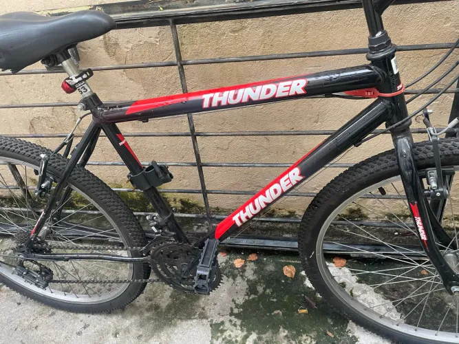 Bicicleta Aro 26 Track Bikes Thunder 21 Marchas Preto