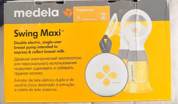 Bomba Extratora de Leite Elétrico Duplo Swing Maxi - Medela