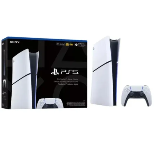 Playstation 5 slim Digital branco - 4K novo lacrado (só venda)