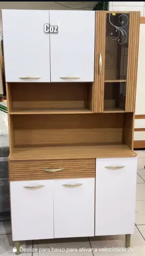 Armário de cozinha em madeira MDF