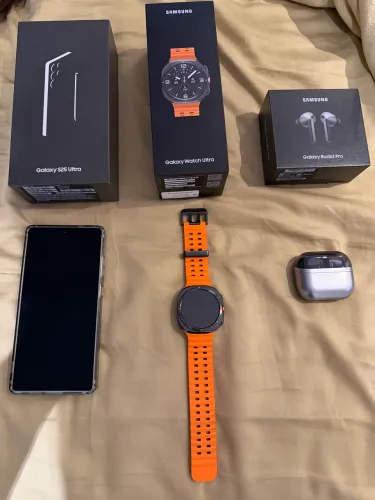 Samsung S25 Ultra 256GB + Galaxy Watch Ultra 2025 + EarBuds 3 PRO