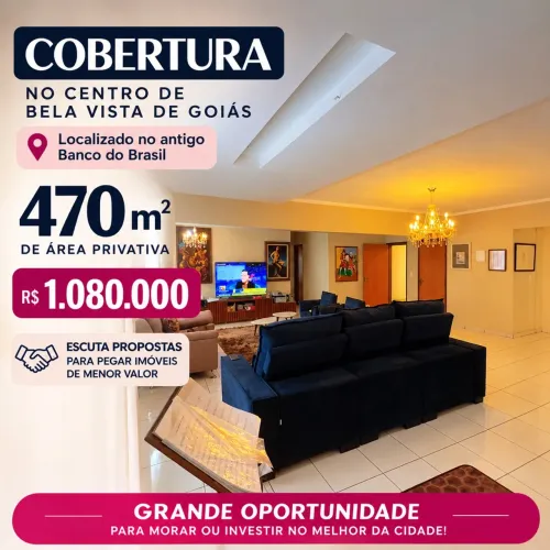 Oportunidade Cobertura no centro de Bela Vista de Goiás