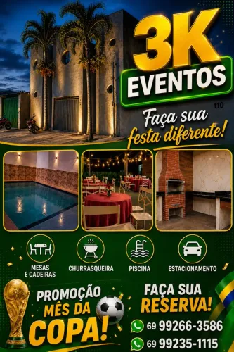 Alugamos para eventos