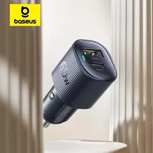 Carregador Veicular Turbo Baseus 60W 